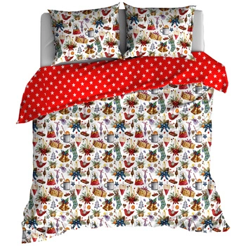 Pościel bawełniana Idą święta 160x200