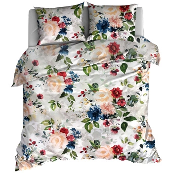 Pościel bawełniana Morelowe kwiaty 180x200