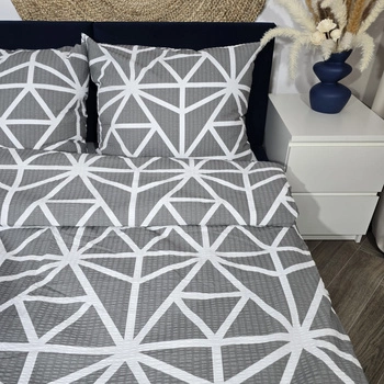 Pościel z kory Pajęczyna w szarości 160x200