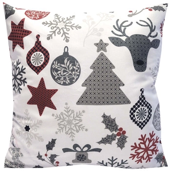 Poszewka bawełniana Renifery 50x70