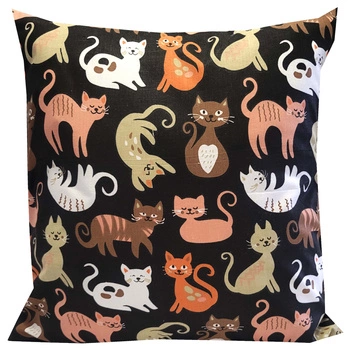 Poszewka bawełniana Rude kotki 50x70