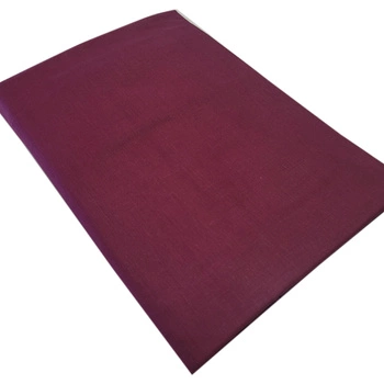 Prześcieradło bawełniane bez gumki Bordowe 200x220