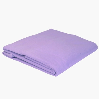 Prześcieradło flanelowe Fioletowe 160x220