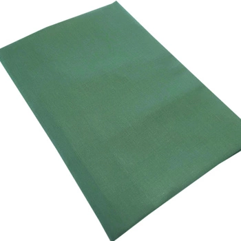 Prześcieradło bawełniane bez gumki Ciemnozielone 220x260