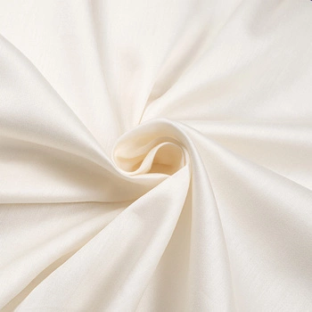 Prześcieradło satyna bawełniana bez gumki Ecru 240x260