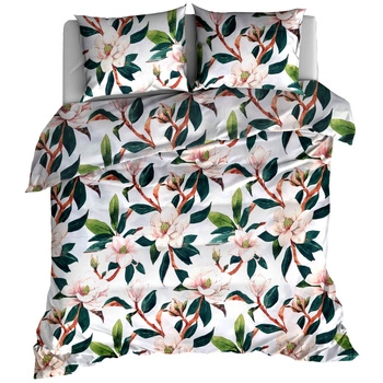 Pościel bawełniana Magnolia biała 150x200