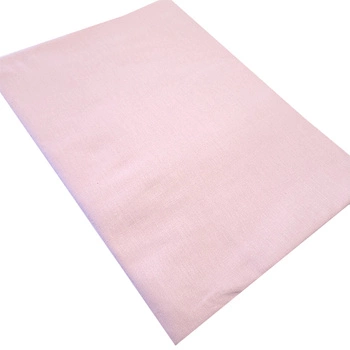 Prześcieradło bawełniane bez gumki Różowe 200x220