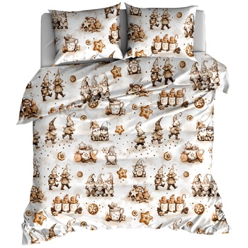 Pościel bawełniana Świąteczne pierniki 160x200