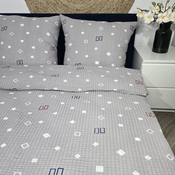 Pościel z kory Delikatna geometria 160x200