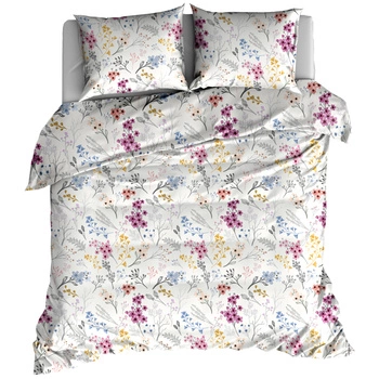 Pościel flanelowa Kolorowa łąka 160x200