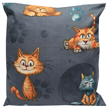 Poszewka bawełniana Kocury 40x60