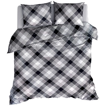 Pościel bawełniana Krata szachwonica 160x200