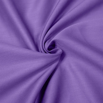 Prześcieradło satyna bawełniana bez gumki Fioletowe 200x260