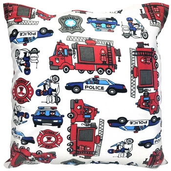 Poszewka bawełniana Policjanci i Strażacy 45x45