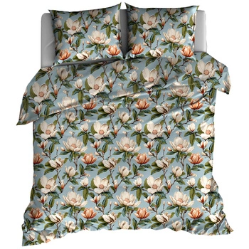 Pościel bawełniana Jabłonka niebieska 160x200