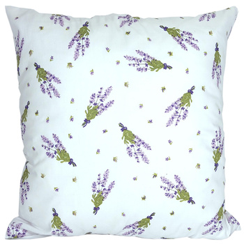 Poszewka bawełniana Lawenda 45x45
