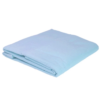 Prześcieradło flanelowe Niebieskie 160x220