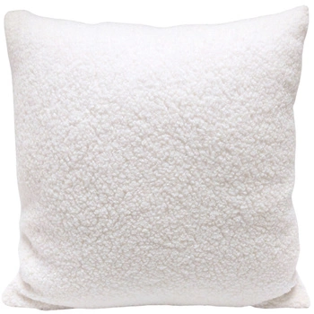 Poszewka Boucle Bukle Baranek śmietankowa biel 40x40