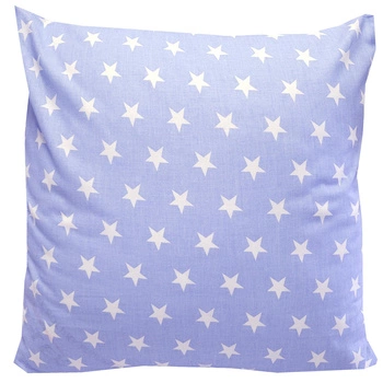 Poszewka bawełniana Gwiazdka niebieska 45x45