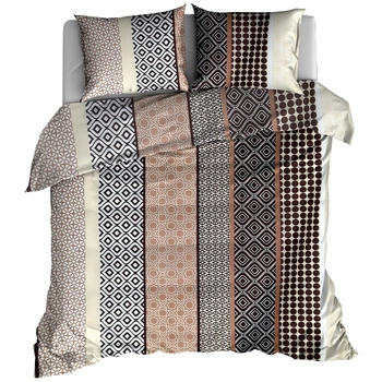 Pościel flanelowa Skandynawska brązowa 160x200