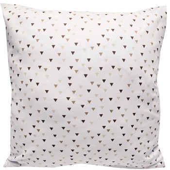 Poszewka bawełniana Trójkąciki 45x45