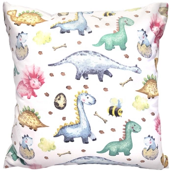 Poszewka bawełniana Dinozaury 50x60