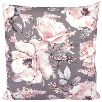 Poszewka bawełniana Vintage ciemna 45x45