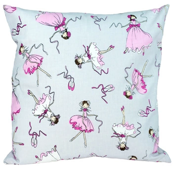 Poszewka bawełniana Tańcząca baletnica 45x45