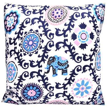 Poszewka bawełniana Słonie indyjskie 45x45