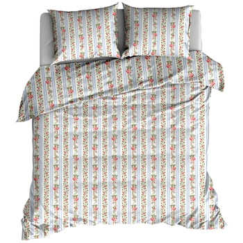 Pościel flanelowa Kwiaty serwetka 160x200