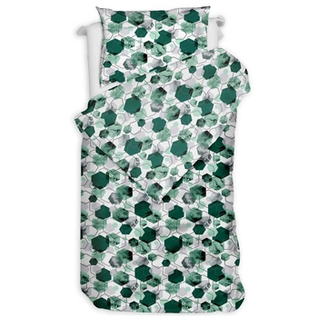 Pościel bawełniana Hexagon emerald 135x200