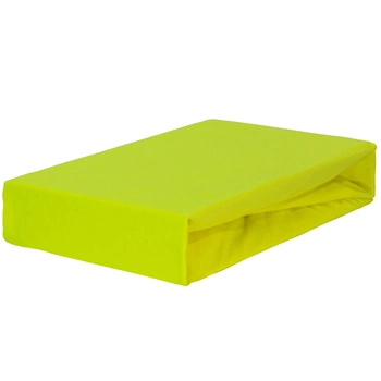 Prześcieradło jersey z gumką cytrynowe 90x200