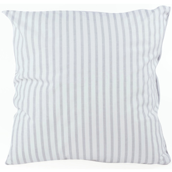 Poszewka bawełniana Szare paski 50x60