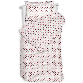 Pościel bawełniana Serduszka czerwone 135x200