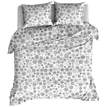 Pościel bawełniana Śnieżynki 180x200