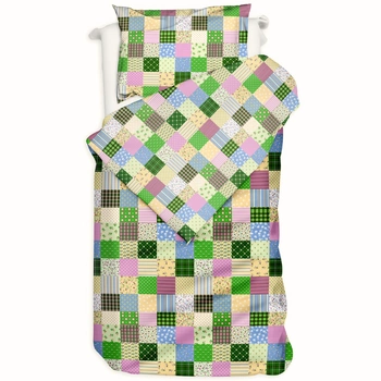 Pościel bawełniana Kolorowy patchwork  135x200