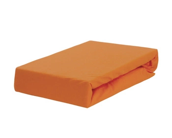 Prześcieradło jersey z gumką rdzawe 60x120