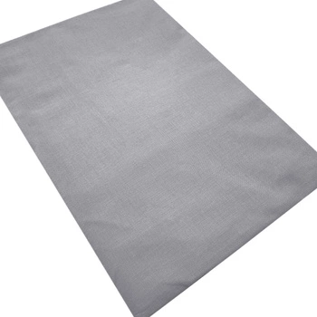 Prześcieradło bawełniane bez gumki Ciemnoszare 220x260