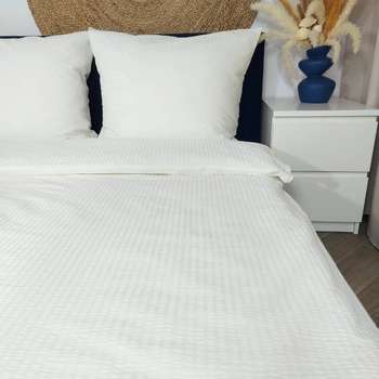 Pościel z kory Kremowa 160x200