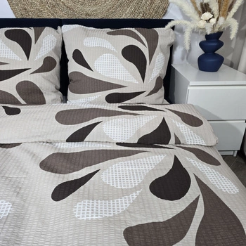 Pościel z kory Łezki beżowe 160x200