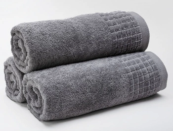 Ręcznik Larisa Stalowy 50x100