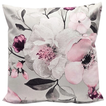 Poszewka bawełniana Szara jabłonka 45x45