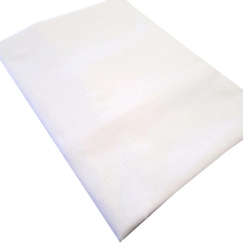 Prześcieradło bawełniane bez gumki Białe 180x220