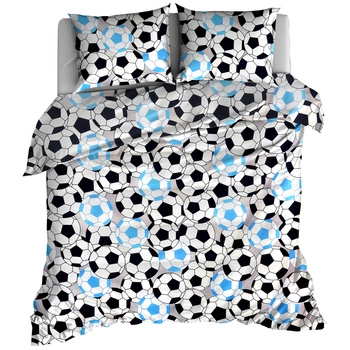 Pościel bawełniana Niebieska piłka 150x200