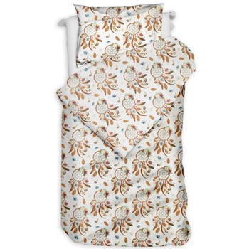 Pościel bawełniana Łapacz snów na bieli 140x200