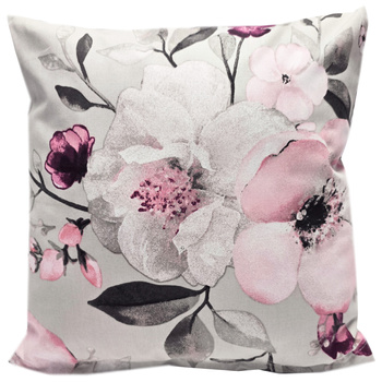 Poszewka bawełniana Szara jabłonka 45x45