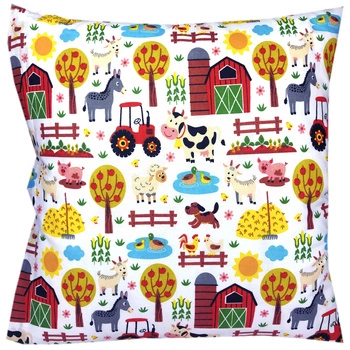 Poszewka bawełniana Farma 45x45