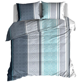 Pościel flanelowa Skandynawska miętowa 160x200