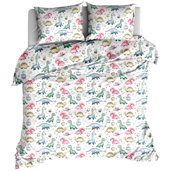 Pościel bawełniana Dinozaury 150x200