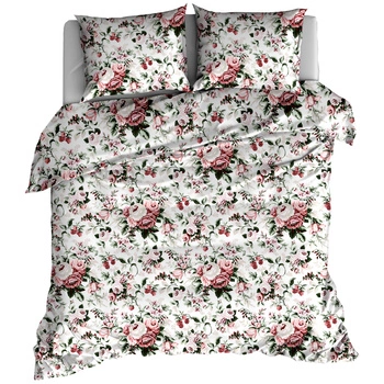 Pościel flanelowa Bukiety róż 160x200